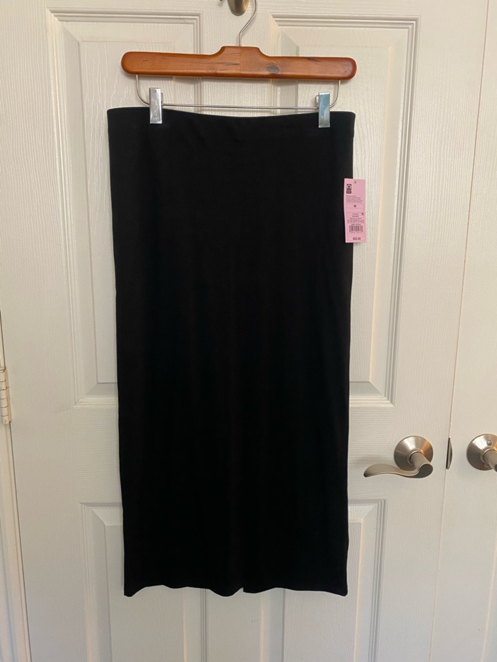 Target Black Midi Stretch Knit Pencil Skirt